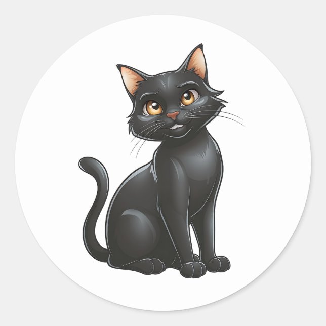 Bombay Runt Klistermärke (Framsida)