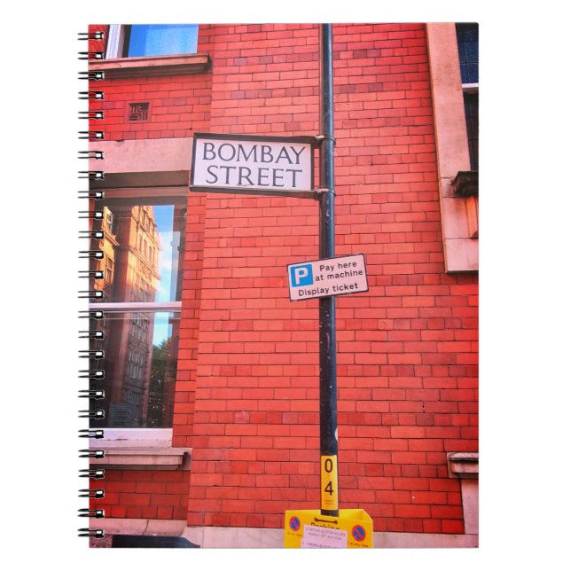 Bombay Street Anteckningsbok (Framsidan)