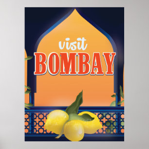 Bombay Vintage Reseminskryck. Poster