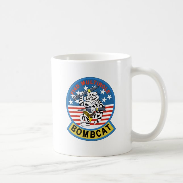 bombcat för tomcat f-14 kaffemugg (Höger)