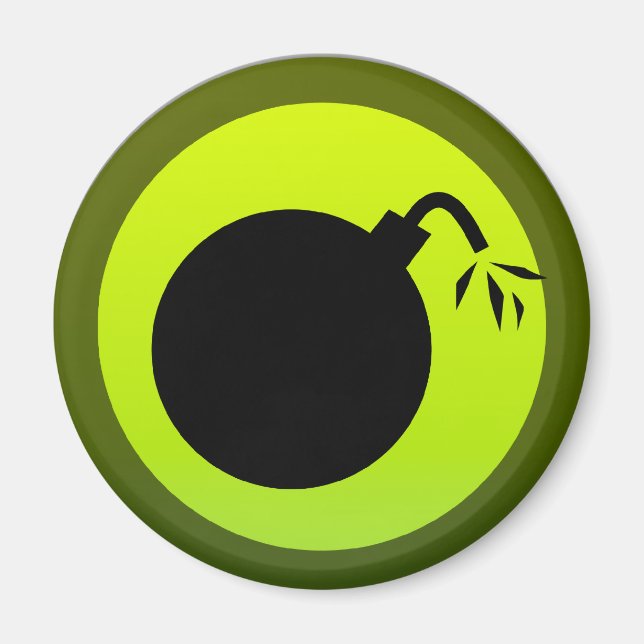 Bombens kraftupplag magnet (Framsidan)