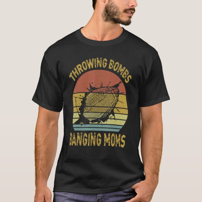 Bomber Banging Mammor Football T Shirt (Framsida)