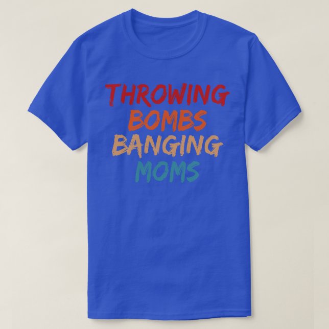 Bomber Banging Mammor Fotball Mamma 2 T Shirt (Design framsida)