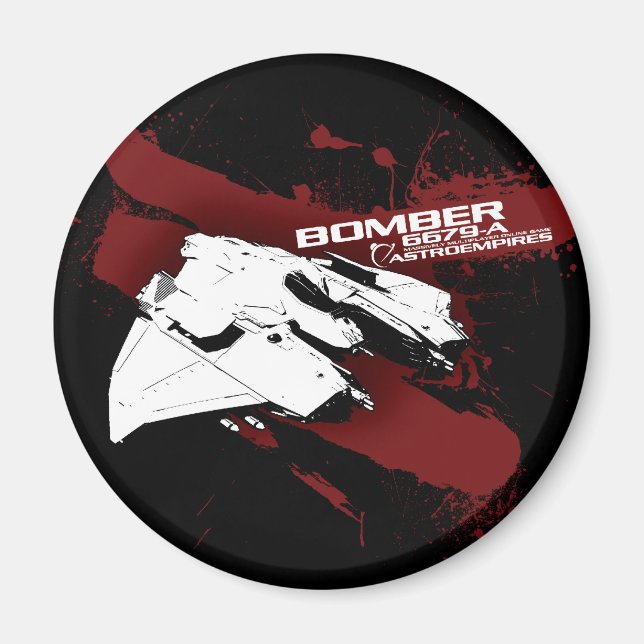 Bomber Black magnet (Framsidan)