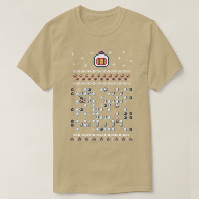 Bomber christmas t shirt (Design framsida)