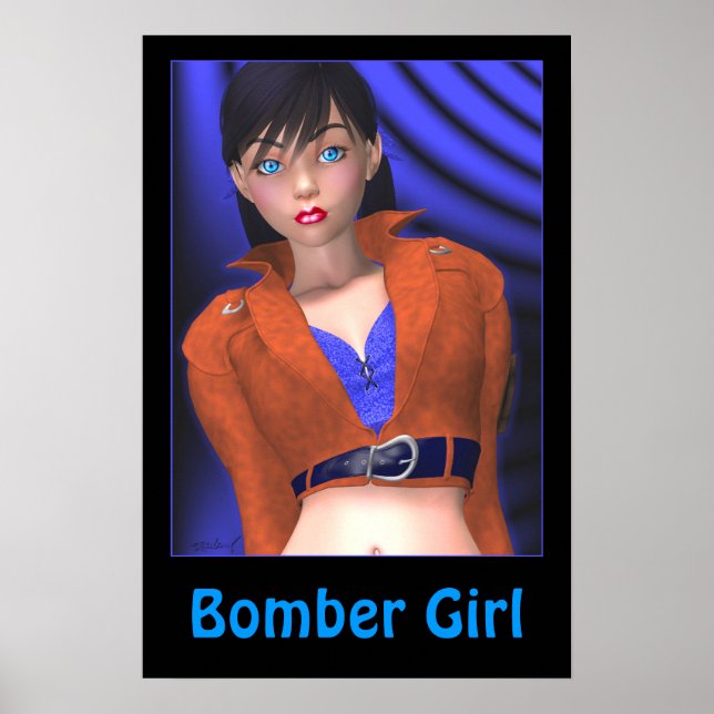 Bomber Girl Poster (Framsidan)