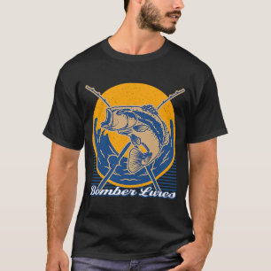 Bomber Lures Hunting Hobby Hunter Pastime Fishing T Shirt