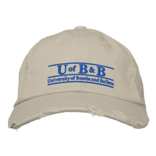 Bombers och punkters universitet broderad keps