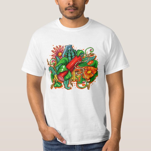 Bombfetti T Tee Shirt (Framsida)