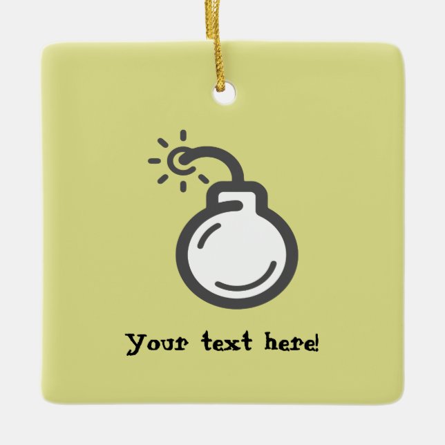 Bombikon Julgransprydnad Keramik (Framsida)