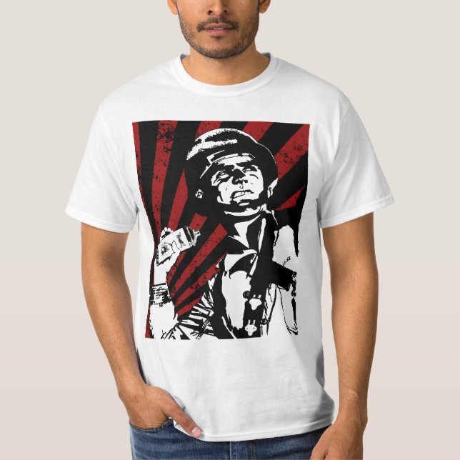 bombin över hela världen tee shirt (Framsida)