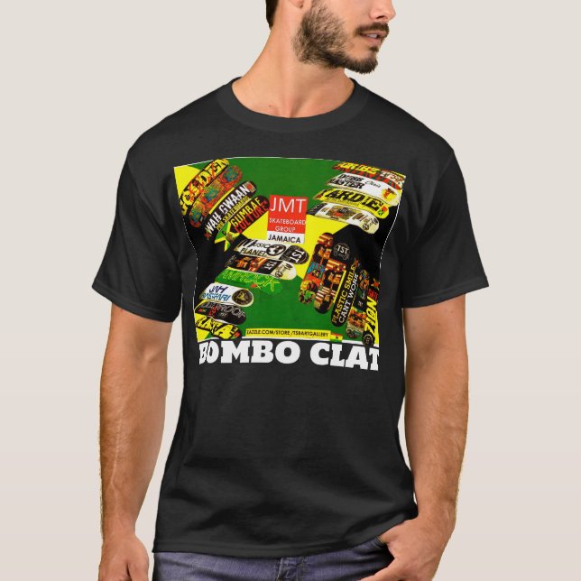 BOMBO CLAT Basic Mörk T-Shirt (Framsida)