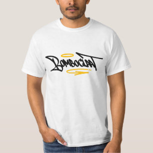 Bomboclat Graffiti Märkre Stil Unisex Reggae T Shirt