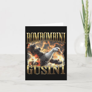 Bombombini Gusini Funny italiensk Brainrot Meme Bo Kort