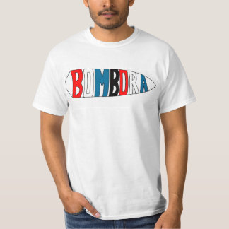 Bombora bombarderar logotypamerikanfärg tee shirt