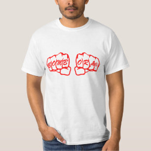 Bombora slår med knogarna rött t-shirt