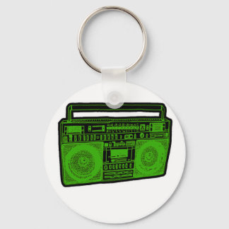 Bombox ghetto blaster Radio Nyckelring