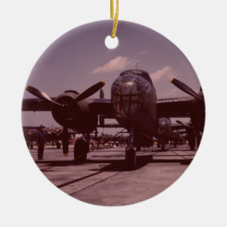 Bombplan B-25 Julgransprydnad Keramik