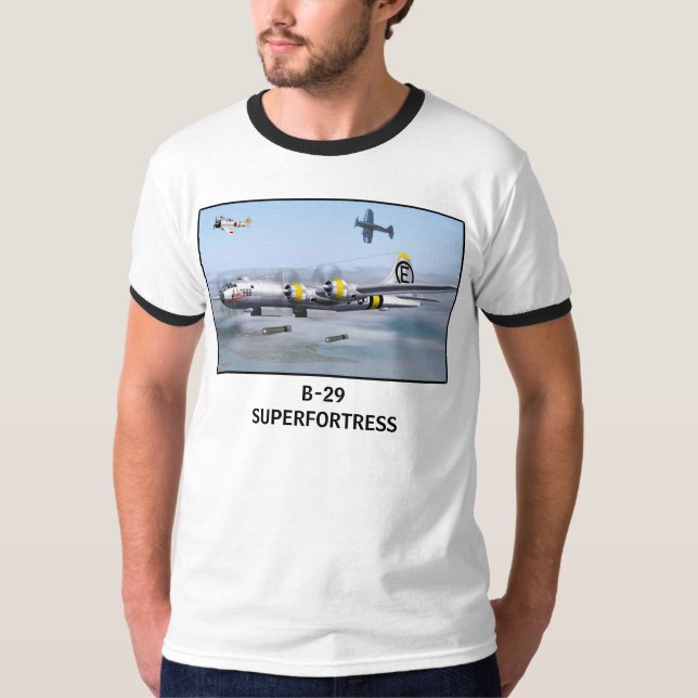 Bombplan B-29 Tee Shirt (Framsida)