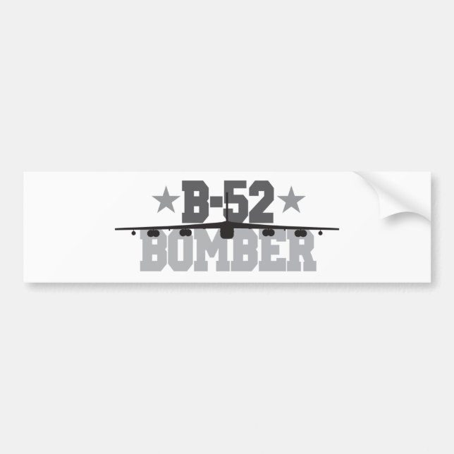 Bombplan B-52 Bildekal (Framsidan)