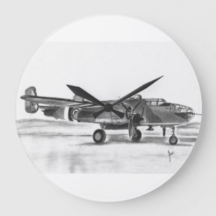 Bombplanen för B25 Mitchell tar tid på Stor Klocka