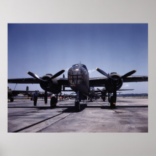 Bombplaner B-25 Poster