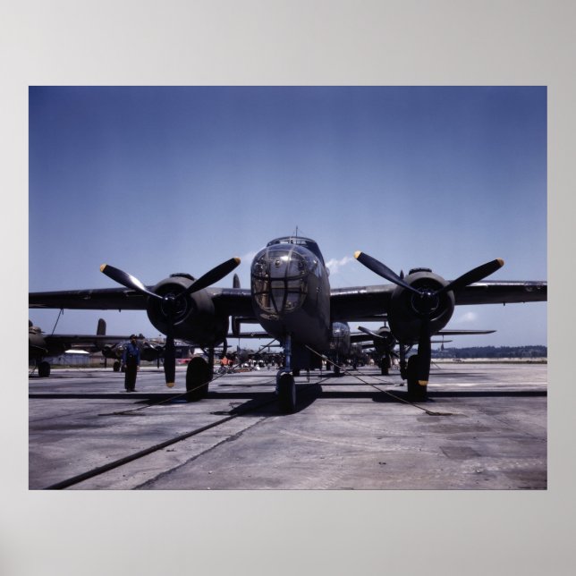 Bombplaner B-25 Poster (Framsidan)