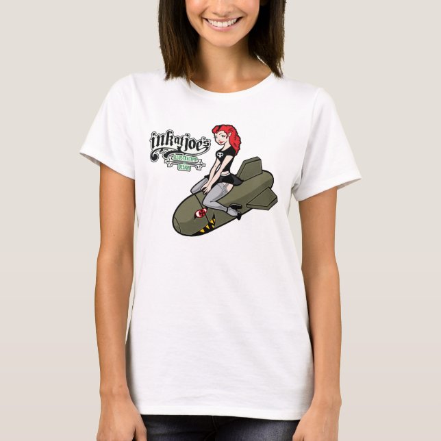 Bombplanflicka T-shirt (Framsida)