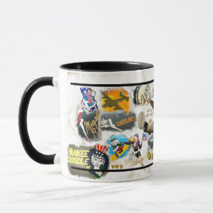 Bombplannäskonst - WW II Mugg
