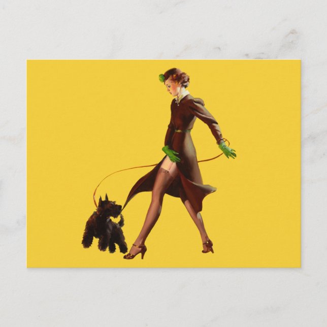 BOMBSHELL BAD GIRLS Retro Pin-UPS Vykort (Framsida)