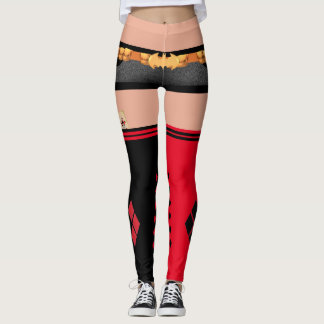 Bombshell Harley Quinn kort och låsta strumpor Leggings