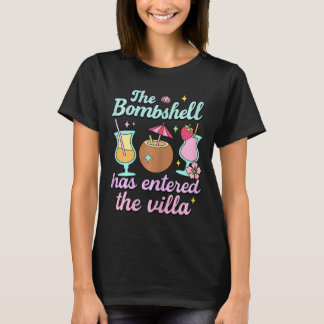 Bombshell Has Entered The Villa Funny Summer Pool  T Shirt