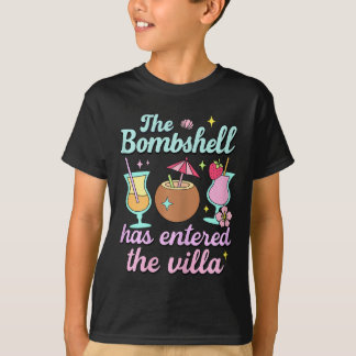 Bombshell Has Entered The Villa Funny Summer Pool  T Shirt