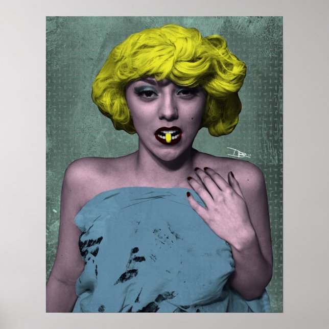 Bombshell POP Art Poster (Framsidan)