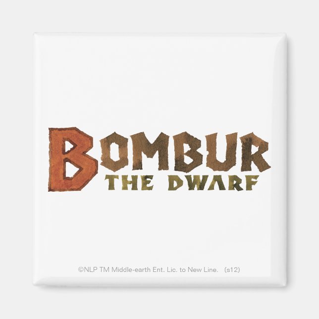 Bombur Namn Magnet (Framsidan)