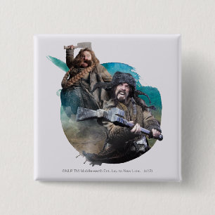 Bombur och Bofur Knapp