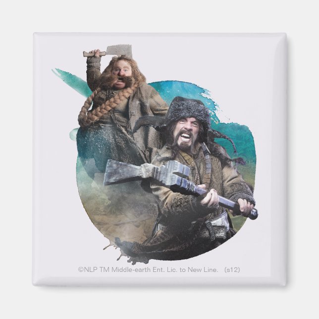 Bombur och Bofur Magnet (Framsidan)