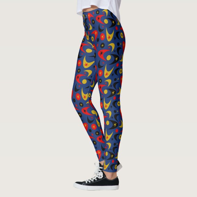 Bomerangs i mitten av århundradet leggings (Vänster)