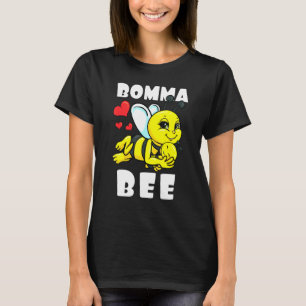 Bomma Bee Matching Family Outfit Baby-meddelande T Shirt