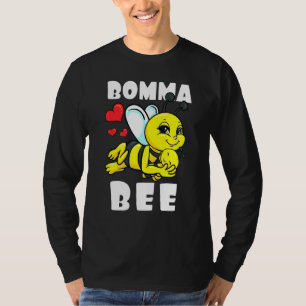 Bomma Bee Matching Family Outfit Baby-meddelande T Shirt
