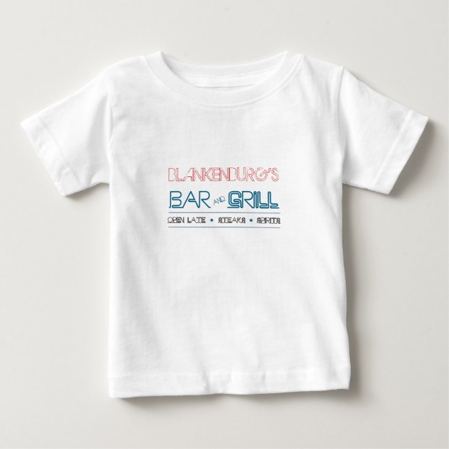 Bomma för och grilla, behandla som ett barn! tee (Framsida)