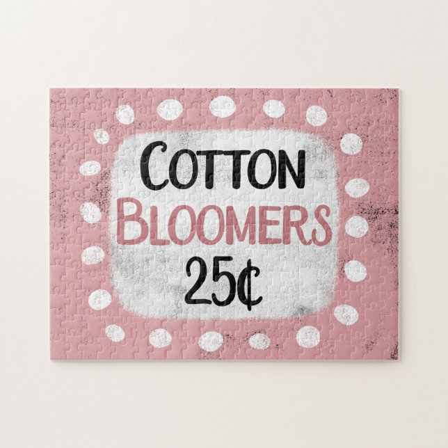 Bomull Bloomers 25 Cents Jigszawa Puzzle Pussel (Horisontell)