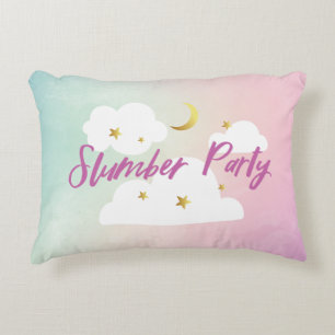 Bomull Candy Himmel Slumber Party Pillow Prydnadskudde