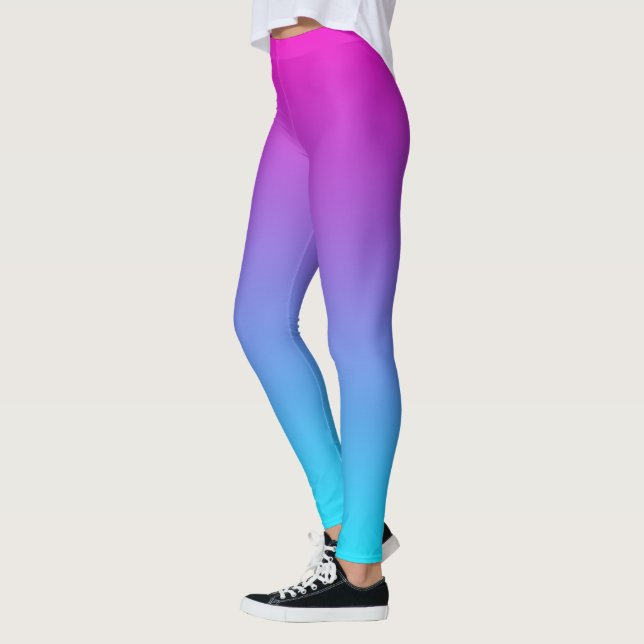 Bomull Candy Ombre Leggings (Vänster)