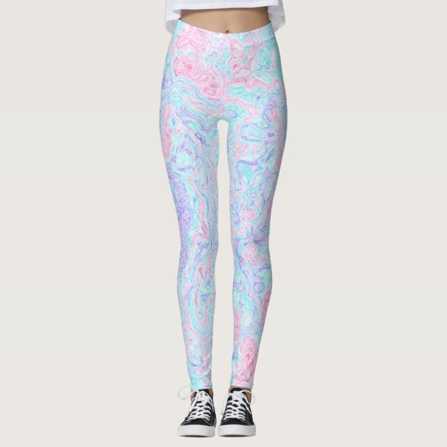 Bomull Candy Swirls Leggings (Framsida)