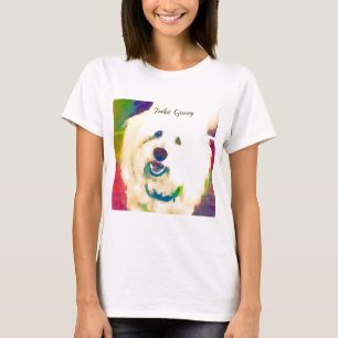 Bomull de Tulear Groovy Feelin' Tee