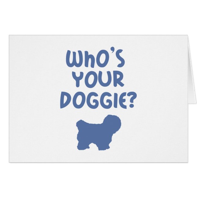 Bomull de Tulear Hälsningskort (Framsidan Horizontal)