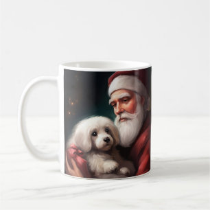 Bomull De Tulear Med Tomte Jul Kaffemugg