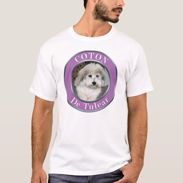 Bomull De Tulear T-shirt (Framsida)