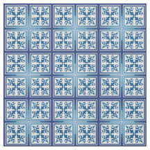 Bomull eller Linen för Medelhavets blå marockanska